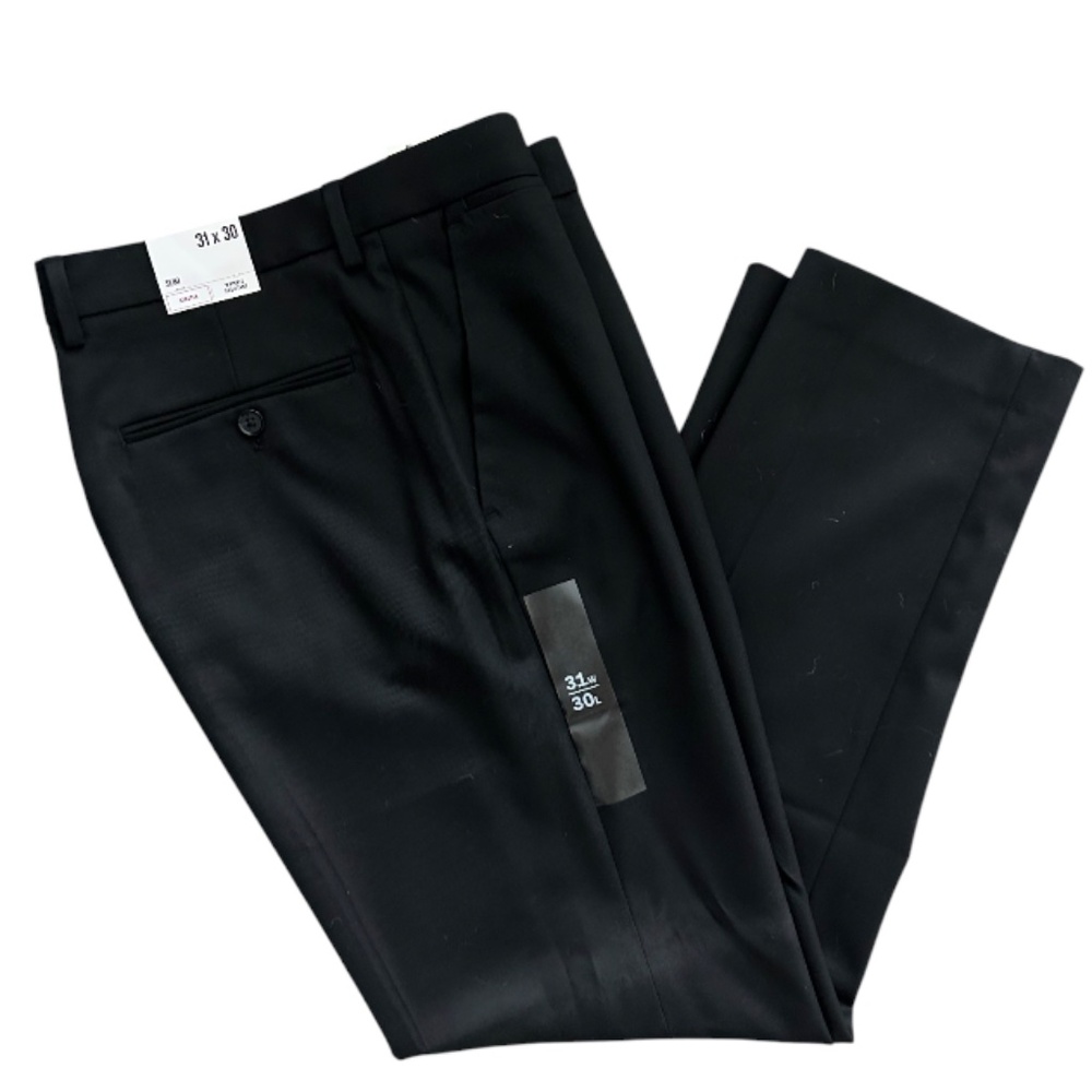 BNWT Express Men's Black Chino Pants Size 31 x 30